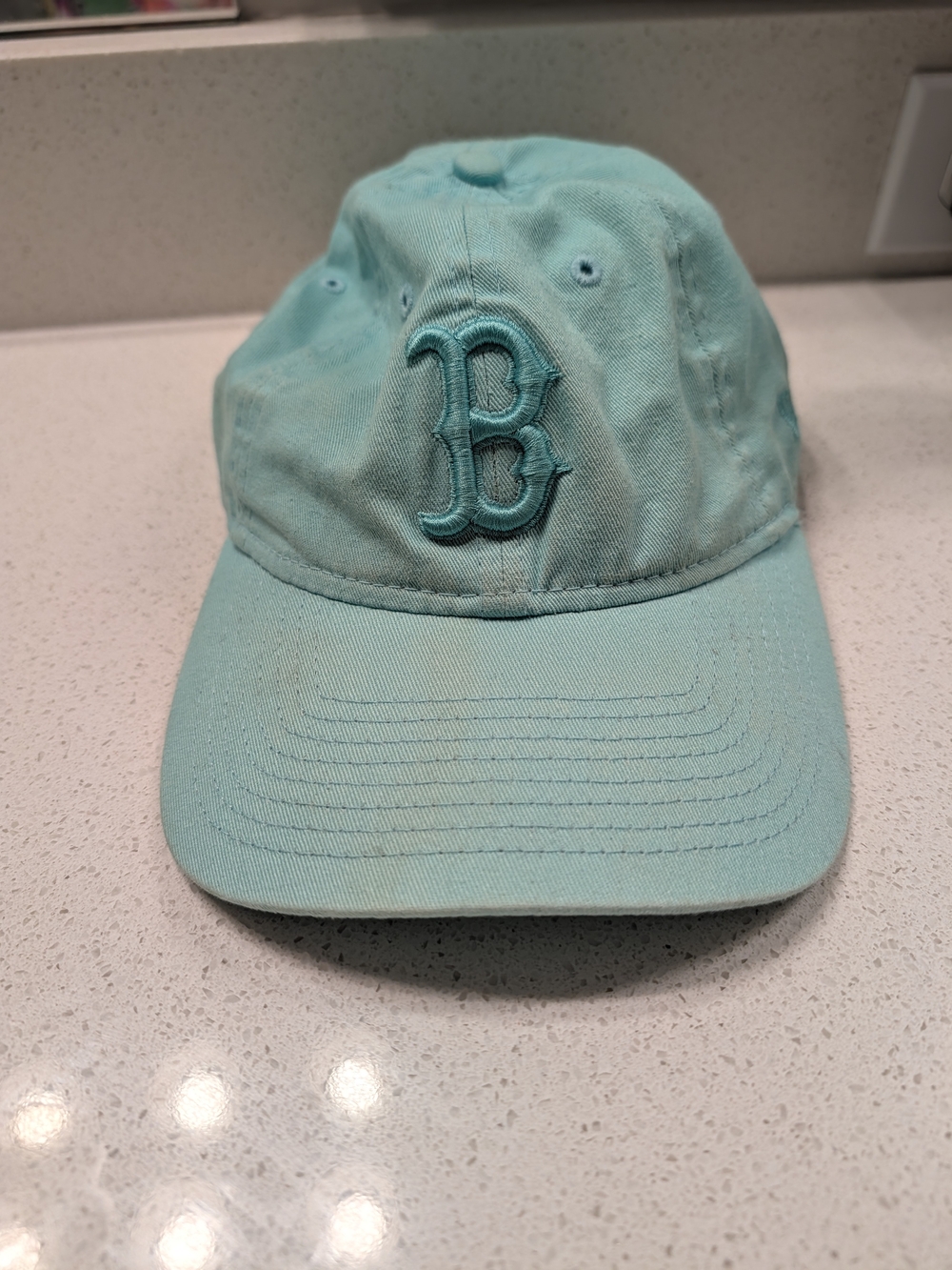 New Era Teal Embroidered 'B' Baseball Cap